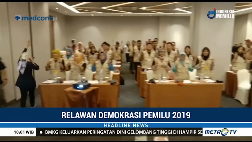 KPU Deli Serdang Kukuhkan 55 Relawan Demokrasi