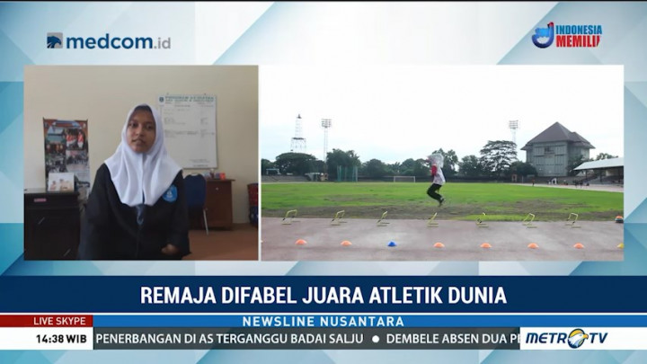 Remaja Difabel Juara Atletik Dunia