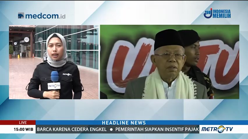 Ma'ruf Amin Sapa Warga Banten