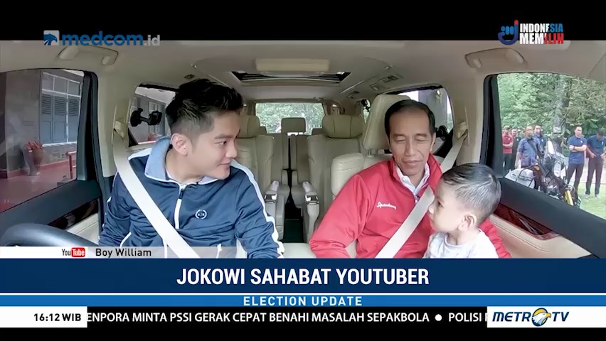 Jokowi <i>Nge-vlog</i> Bareng Boy William