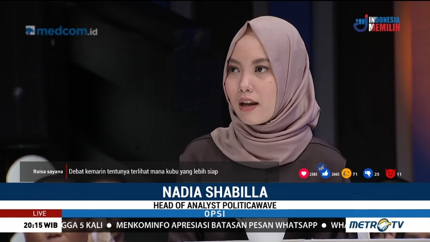 PoliticaWave: Tagar #JokowiMenangDebat Unggul di Media Sosial