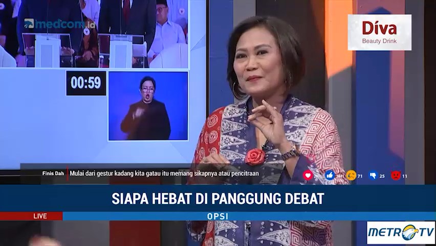 Pakar Ungkap Gestur Tubuh Paling Menonjol di Debat Capres Perdana
