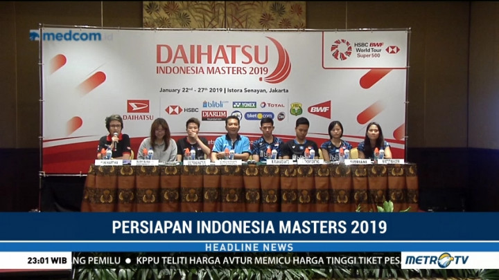 267 Pebulutangkis Dunia Siap Bersaing di Indonesia Masters 2019