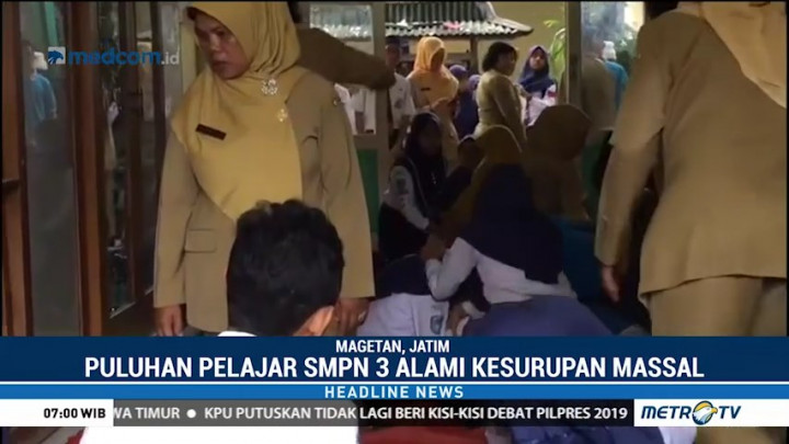 Puluhan Pelajar SMP di Magetan Alami Kesurupan Massal