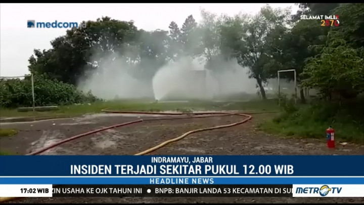 Sumur Gas di Indramayu Meledak