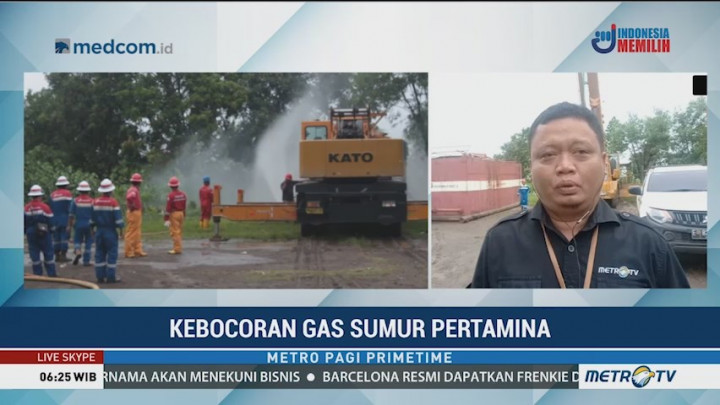 Kebocoran Sumur Gas Pertamina di Indramayu Berhasil Ditangani