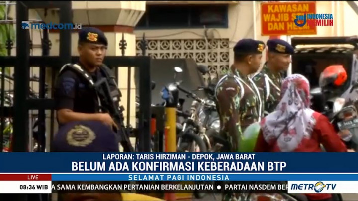 Pengamanan di Mako Brimob Jelang Pembebasan Ahok