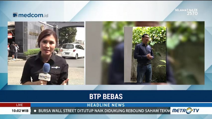 Ahok Dijemput Putra Sulungnya di Mako Brimob