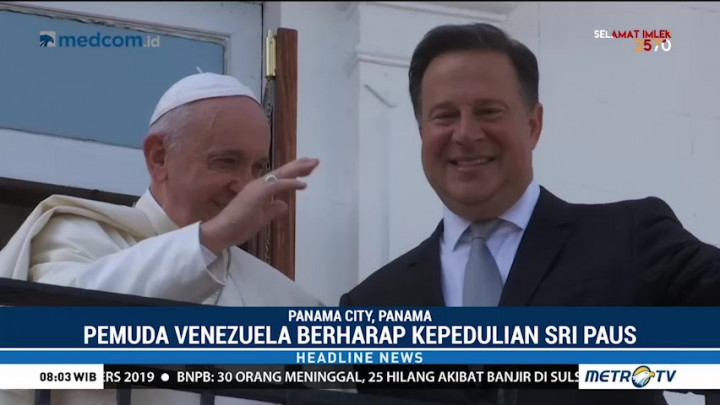 Krisis Politik, Pemuda Venezuela Berharap Kepedulian  Paus Fransiskus
