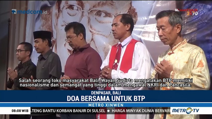 Doa Lintas Agama untuk Bebasnya BTP