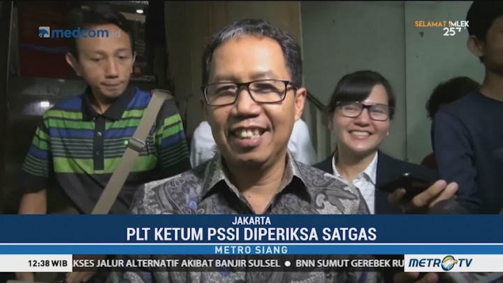 Diperiksa 11 Jam, Plt Ketum PSSI Dicecar 45 Pertanyaan
