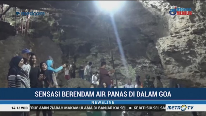 Sensasi Berendam Air Panas di Dalam Goa