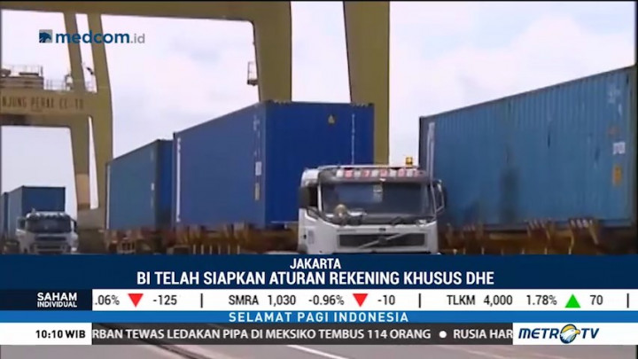 BI Siapkan Aturan Rekening Khusus Devisa Hasil Ekspor