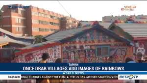 Once Drab Villages Add Images of Rainbows