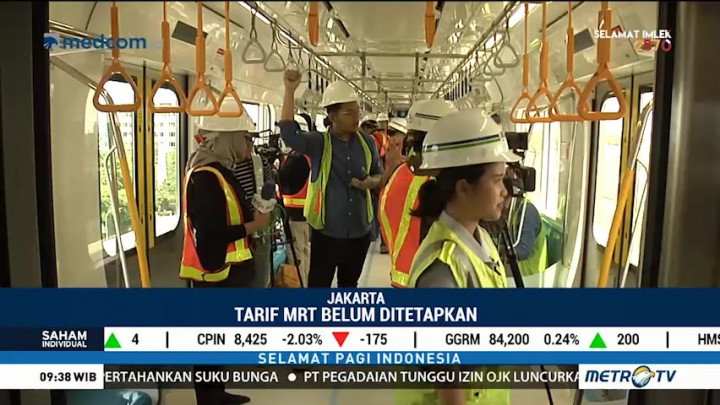MRT Lebak Bulus-Bundaran HI Beroperasi Akhir Maret 2019