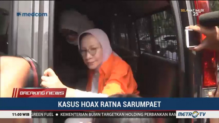 Ratna Sarumpaet Diserahkan ke Kejaksaan