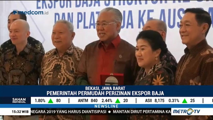 Mendag Lepas Ekspor Baja ke Sri Lanka dan Australia