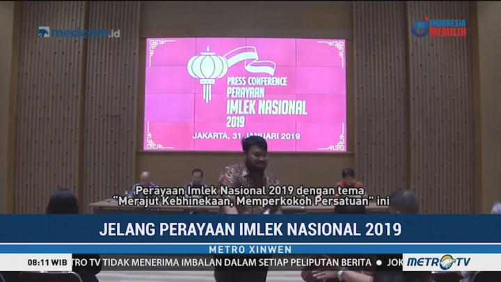 Sepuluh Ribu Orang Diperkirakan Hadiri Perayaan Imlek Nasional 2019