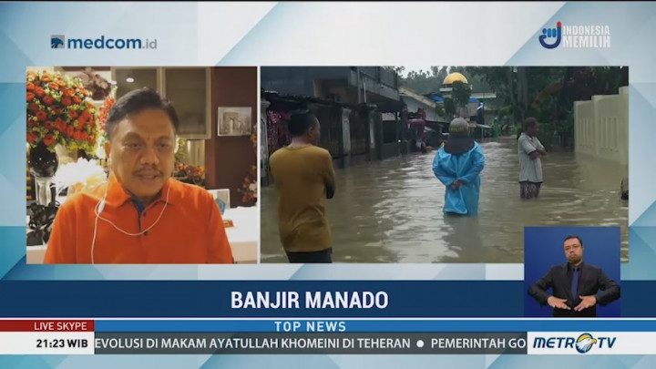 8 Kecamatan di Kota Manado Terendam Banjir