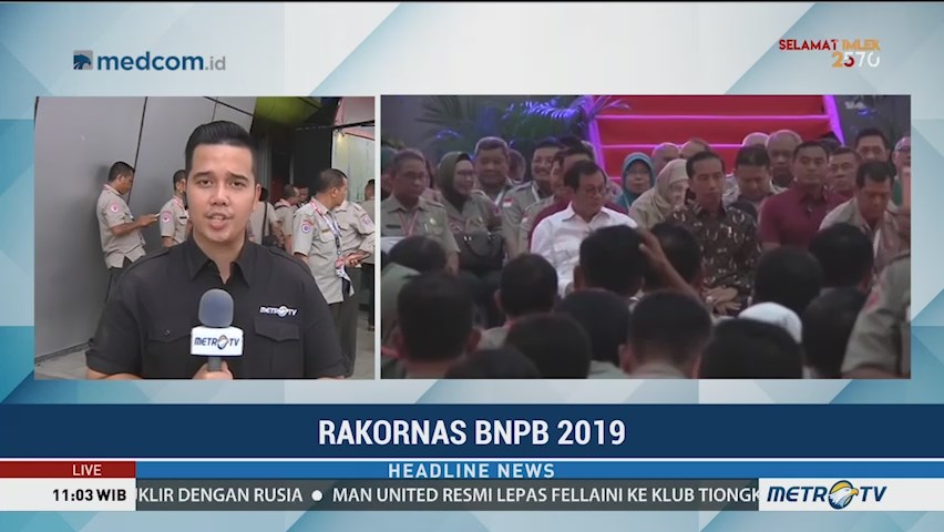Presiden Hadiri Rakornas BNPB