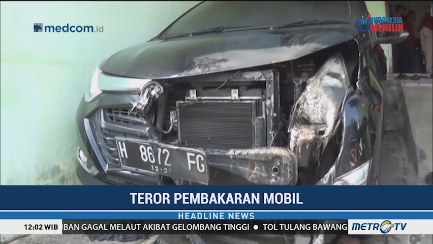 Teror Pembakaran Kendaraan Kembali Terjadi di Semarang