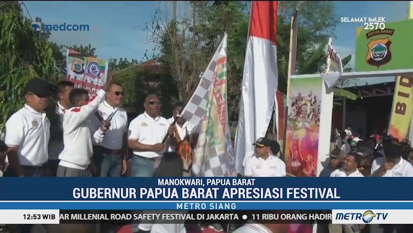 Polri Gelar Millennial Road Safety Festival di Manokwari