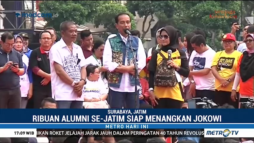 Forum Alumni Jatim Deklarasi Dukung Jokowi-Ma'ruf