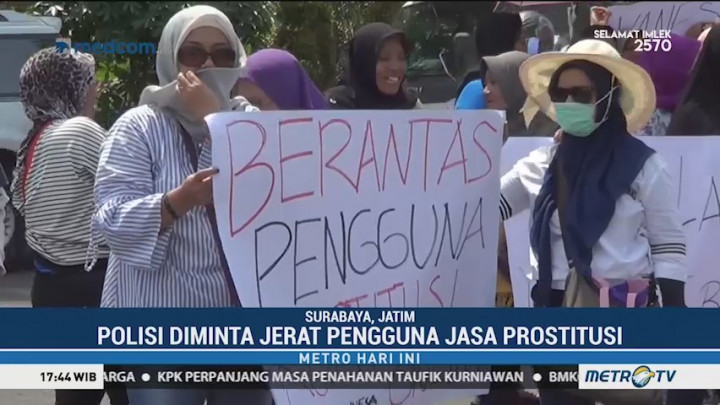 Sejumlah Perempuan Tuntut Pengguna Prostitusi Dihukum