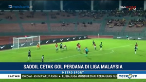 Gol Perdana Saddil Ramdani di Liga Malaysia