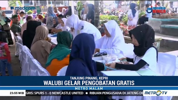 Walubi Berikan Pengobatan Gratis di Kepulauan Riau