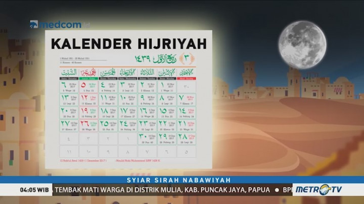 Syiar Sirah Nabawiyah: Kalender Hijriah (1)