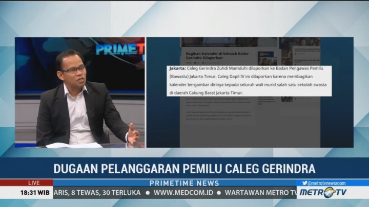 Dugaan Pelanggaran Pemilu Caleg Gerindra