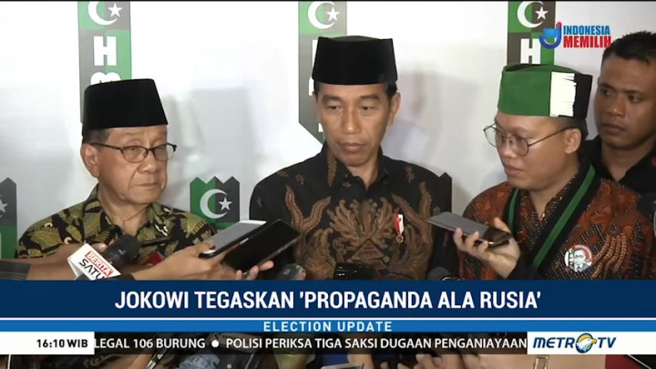 Jokowi: 'Propaganda ala Rusia' cuma Istilah