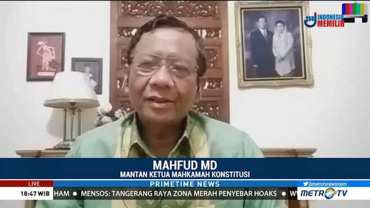 Mahfud MD Berharap DPR Objektif Memilih Calon Hakim MK