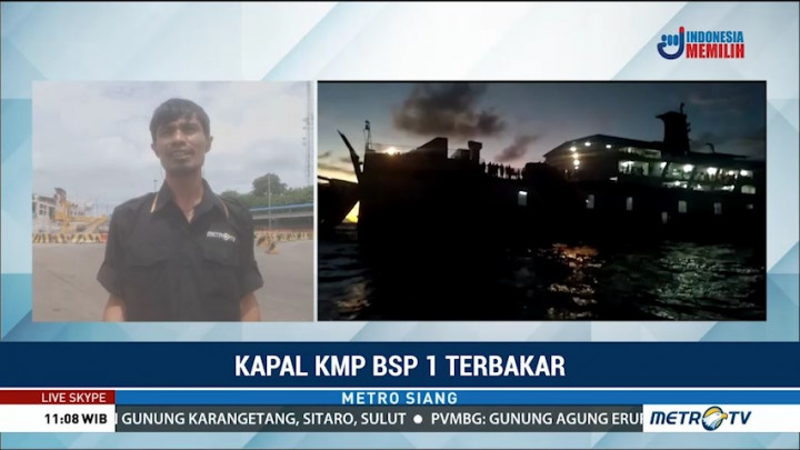 Penyebab Terbakarnya Feri di Merak Masih Diselidiki