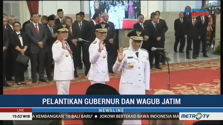 Khofifah-Emil Resmi Pimpin Jawa Timur