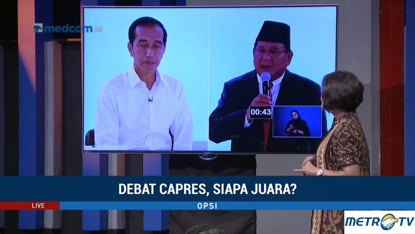 Opsi - Debat Capres, Siapa Juara? (2)