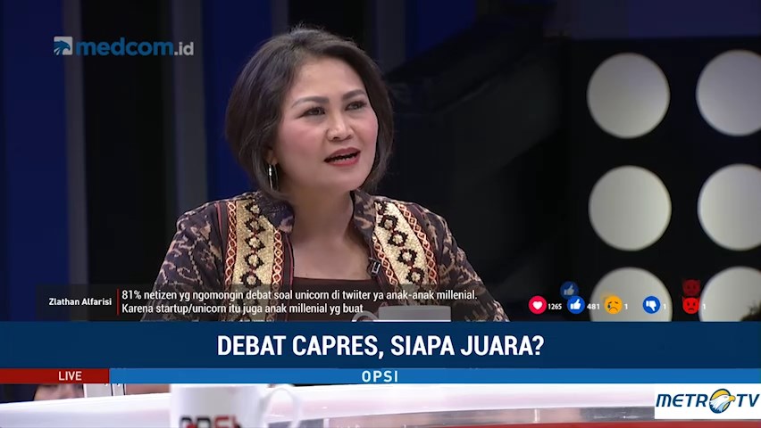Opsi - Debat Capres, Siapa Juara? (4)