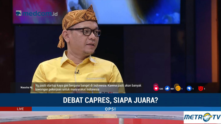 TKN Bantah Tudingan Jokowi Pakai <i>Earpiece</i> dan Pulpen Khusus saat Debat