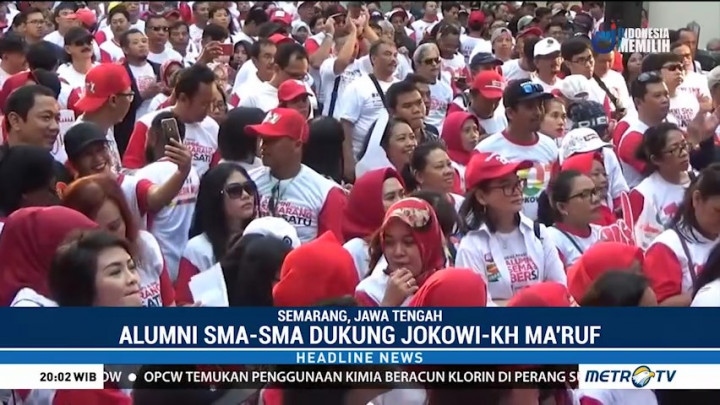 Alumni SMA-SMK se-Semarang Deklarasi Dukung Jokowi-Ma'ruf