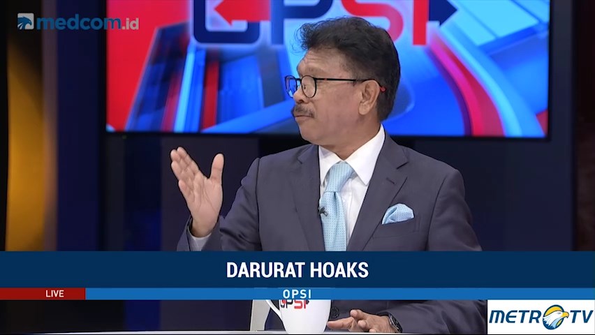 Johnny Plate: Gagal Serang Jokowi, Hoaks Mengarah ke KPU