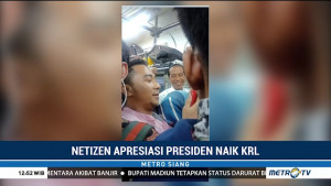 Warga Berbondong-bondong Abadikan Momen Segerbong dengan Jokowi