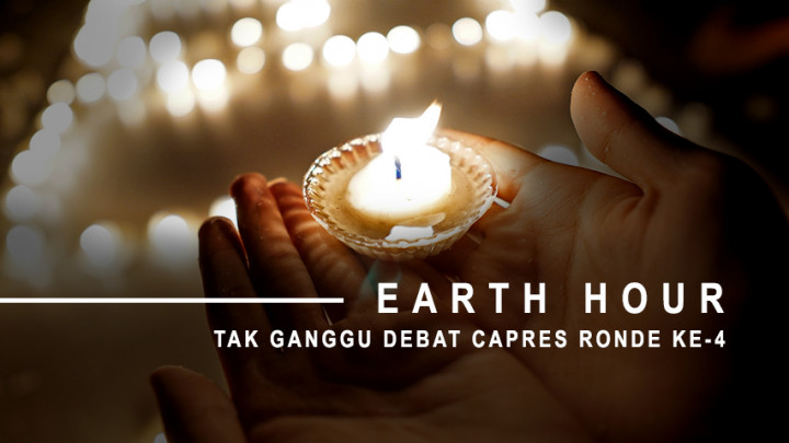 Earth Hour Tak Ganggu Debat Capres Ronde Ke-4