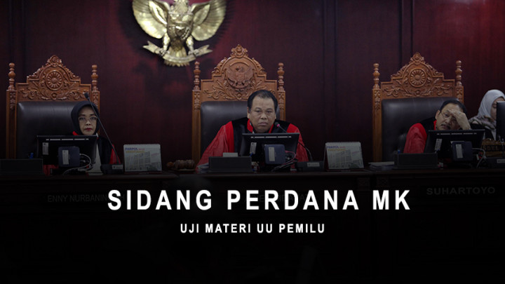 Sidang Perdana MK Uji Materi UU Pemilu