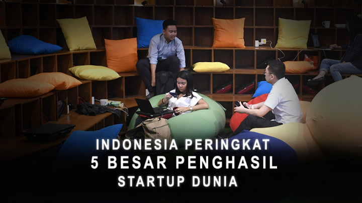 Indonesia Peringkat 5 Besar Penghasil Startup Dunia