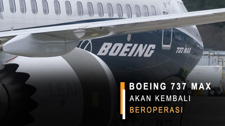 Boeing 737 MAX Akan Kembali Beroperasi