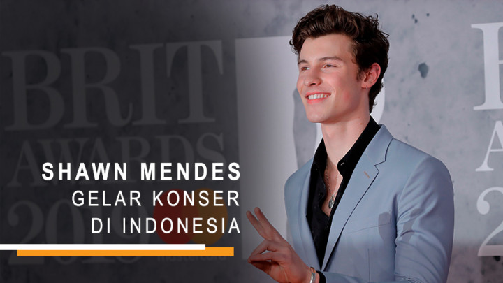 Shawn Mendes Gelar Konser di Indonesia