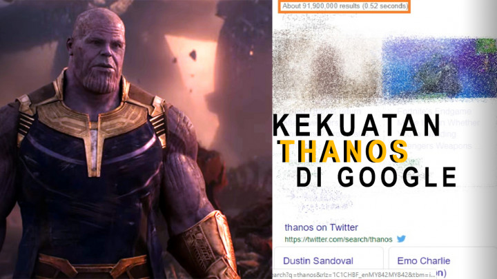 Coba Kekuatan Thanos di Google