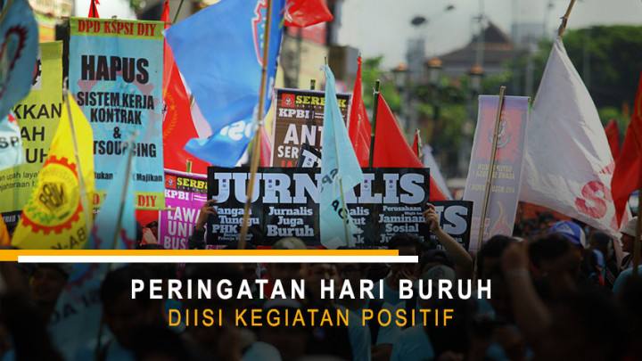 Peringatan hari Buruh Diisi Kegiatan Positif