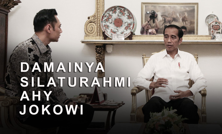 Damainya Silaturahmi AHY Jokowi